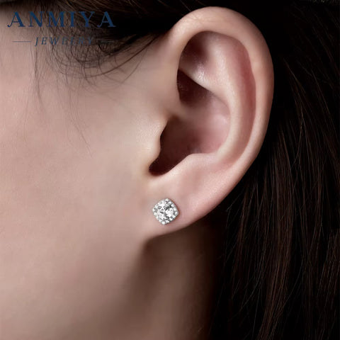 Tarnish-Resistant Silver 925 Matching Set Showcasing Faceted Geometric Zircon Elements - Luxury Anniversary Gift Package