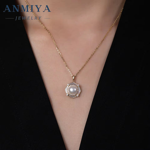 Temperament Fine Fashion Jewelry Fresh Water Pearl Necklace Women 925 Sterling Silver Necklace for Girl Wholesale