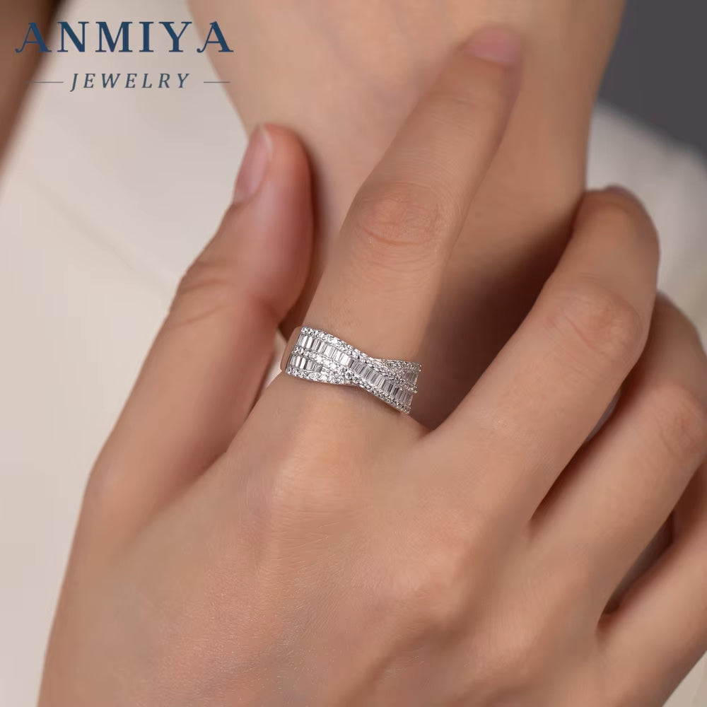 Fashion Rings Jewelry Women Infinity Promise Eternal Love and Friendship Cz Trendy Design Anniversary Gift S925 Ring