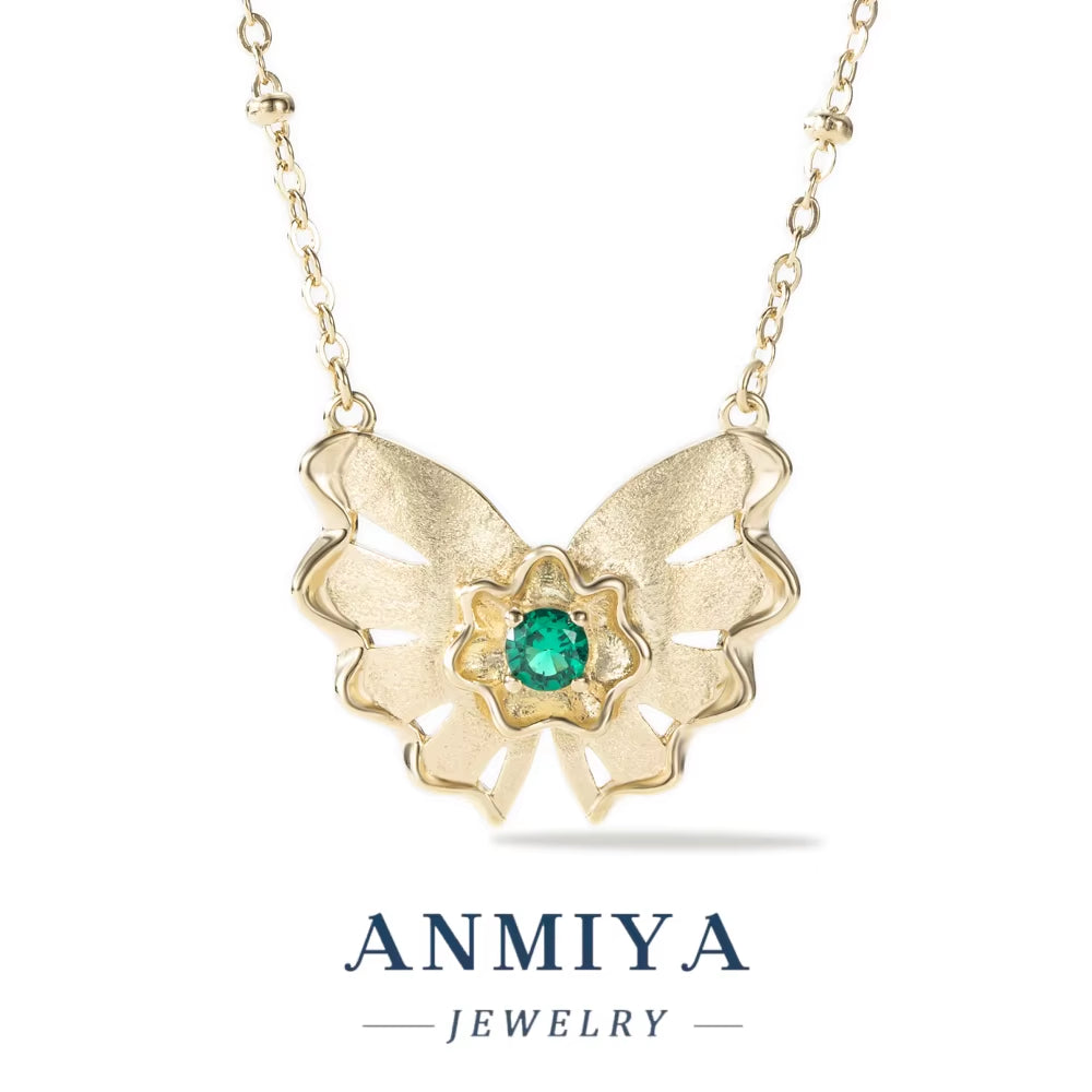 Silver Jewelry Gift Set - 925 Butterfly Necklace & Earrings, Sterling Silver 925 for Special Occasion